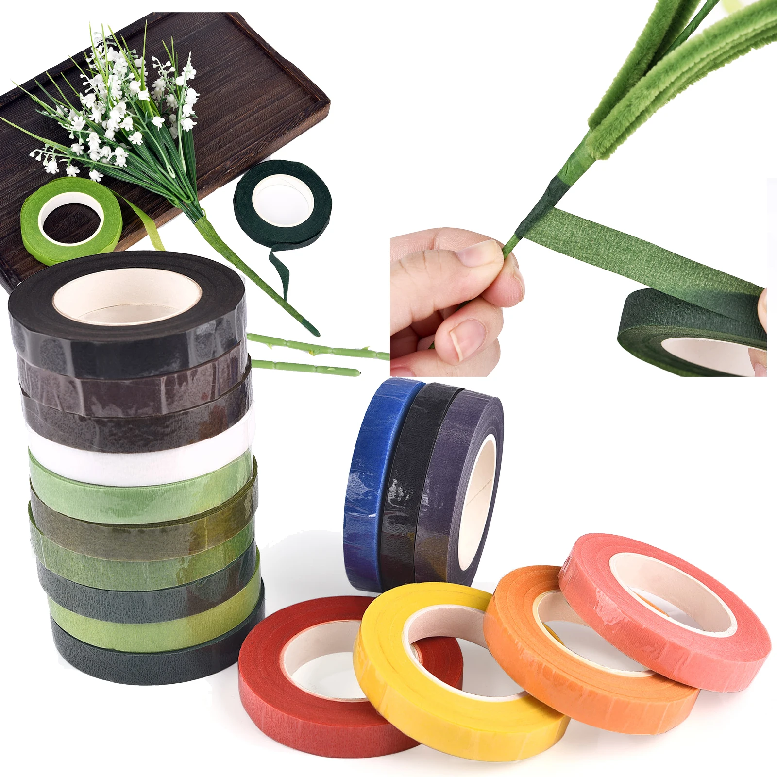 Florist Flower Supply - Nastro per steli floreali da 30