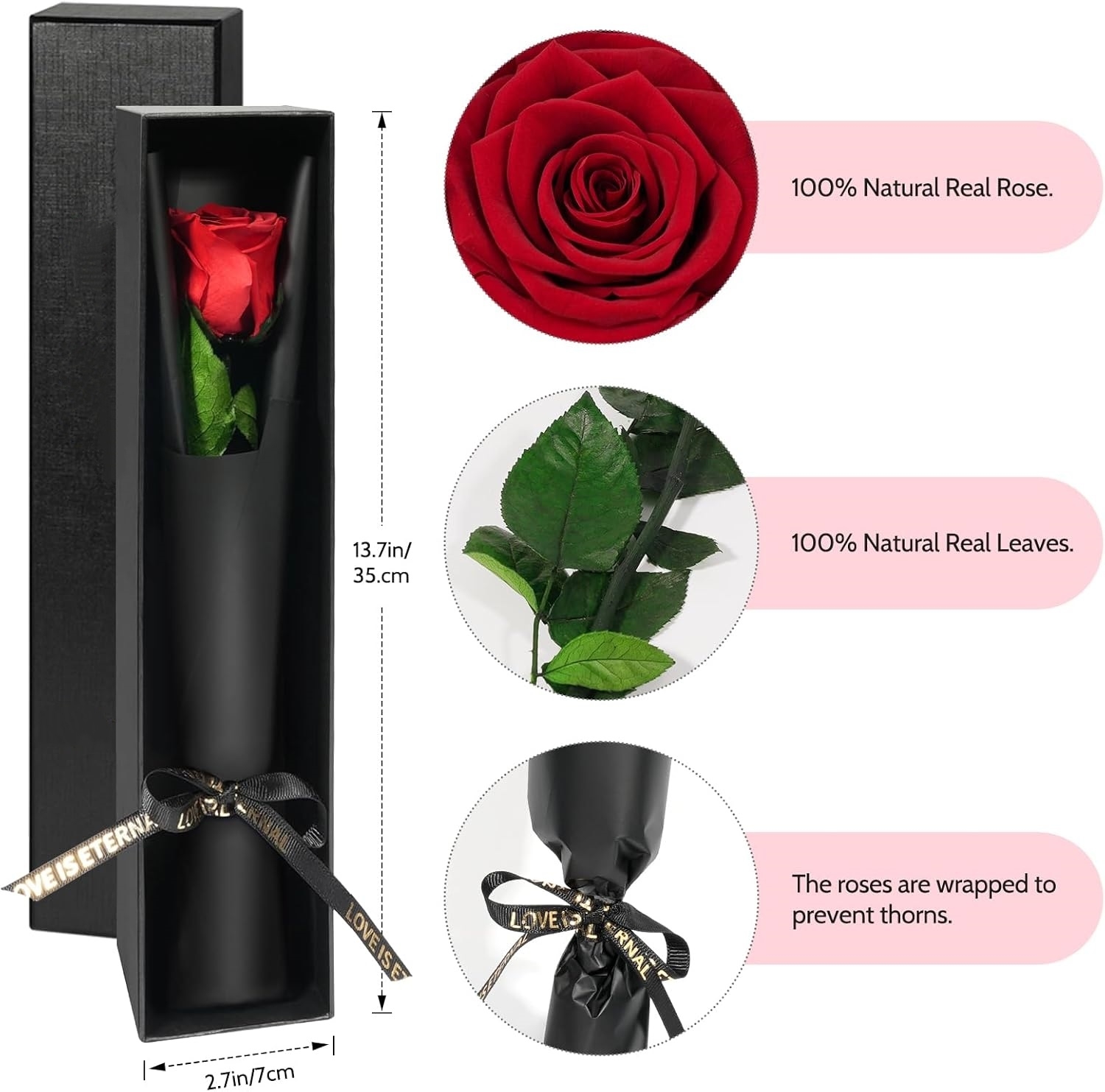 Rosa Stabilizzata a Stelo Sing - Florist Supply Bulk recensione e prezzo